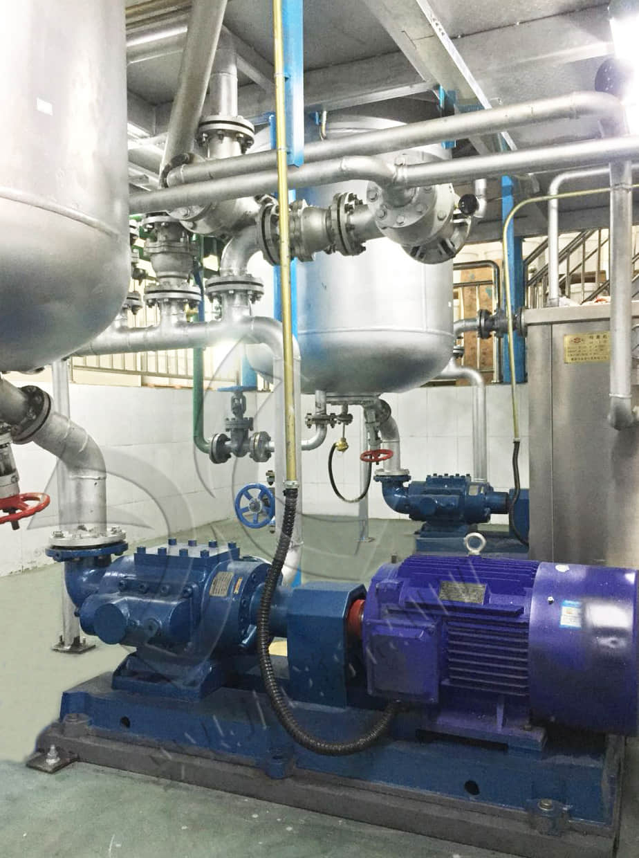 三螺杆泵应用领域（高温粘稠物料输送用三螺杆泵High temperature viscous material transportation  three screw pump）.jpg